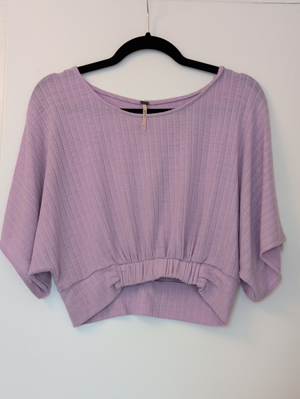 Free People Lavender Purple Kelsey Rib Crop Top & Skirt Set Size S - Picture 6 of 12